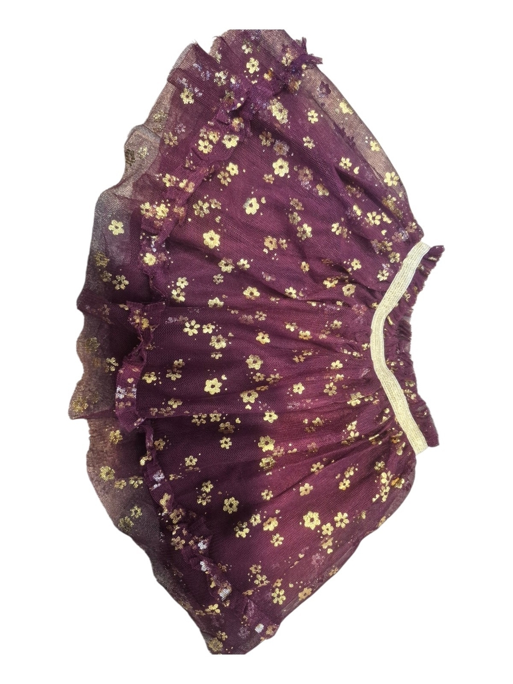 Burgundy And Gold Tutu